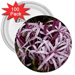 purple flowers 3  Button (100 pack)