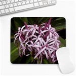 purple flowers Large Mousepad