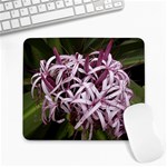 purple flowers Large Mousepad