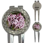 purple flowers 3-in-1 Golf Divot