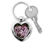 purple flowers Key Chain (Heart)