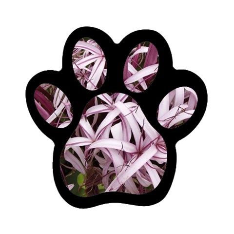 purple flowers Magnet (Paw Print) from ArtsNow.com Front