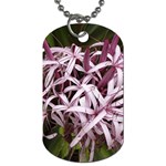 purple flowers Dog Tag (One Side)