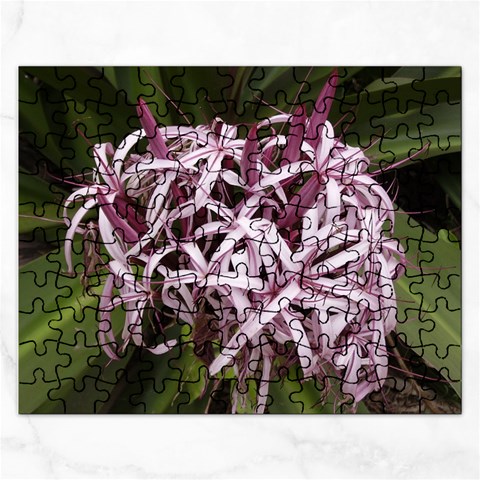purple flowers Jigsaw Puzzle (Rectangular) from ArtsNow.com Front