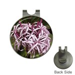 purple flowers Golf Ball Marker Hat Clip