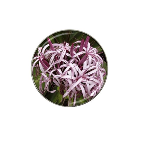 purple flowers Hat Clip Ball Marker (4 pack) from ArtsNow.com Front