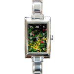 Mystical Garden Rectangular Italian Charm Watch