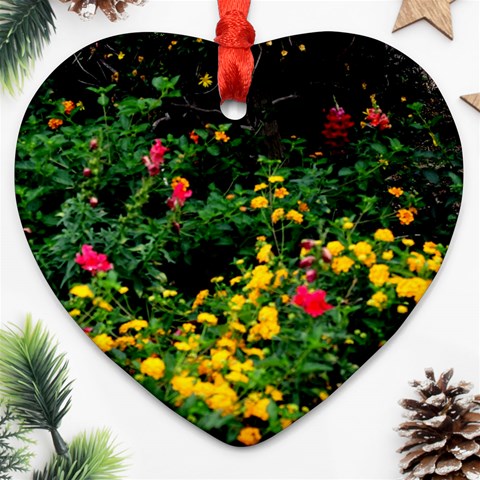Mystical Garden Ornament (Heart) from ArtsNow.com Front