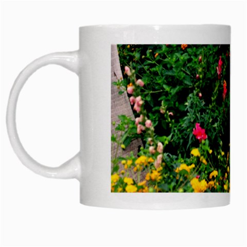 Mystical Garden White Mug from ArtsNow.com Left