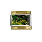 Mystical Garden Gold Trim Italian Charm (9mm)