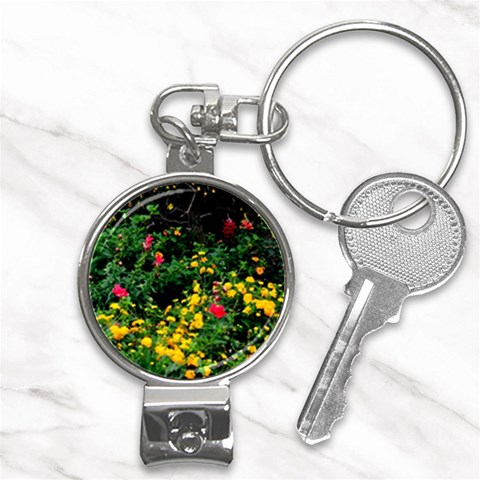 Mystical Garden Nail Clippers Key Chain from ArtsNow.com Front