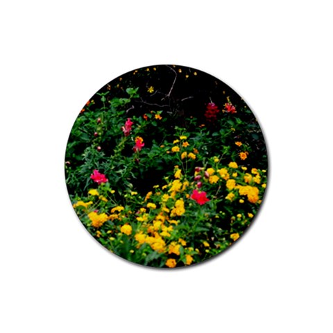 Mystical Garden Rubber Round Coaster (4 pack) from ArtsNow.com Front