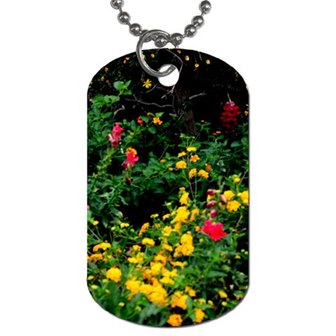 Mystical Garden Dog Tag (One Side) from ArtsNow.com Front