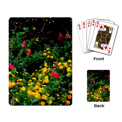 Mystical Garden Playing Cards Single Design from ArtsNow.com Back