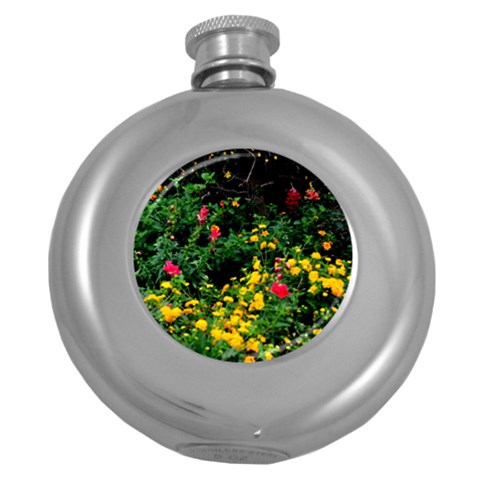 Mystical Garden Hip Flask (5 oz) from ArtsNow.com Front