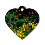 Mystical Garden Dog Tag Heart (Two Sides)