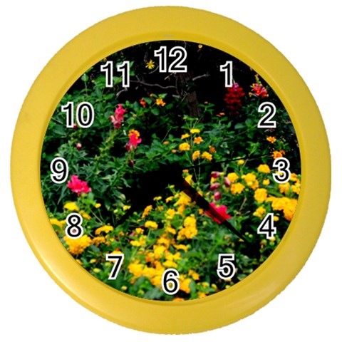 Mystical Garden Color Wall Clock from ArtsNow.com Front
