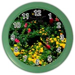 Mystical Garden Color Wall Clock