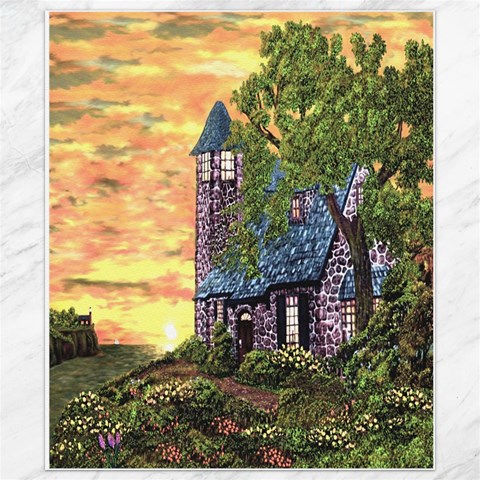 The Jessica O Regan Lighthouse 8.15 x9.66  Canvas - 1