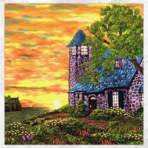 The Jessica O Regan Lighthouse 15.2 x15.41  Canvas - 1