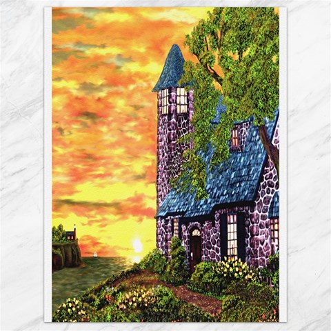 The Jessica O Regan Lighthouse 17.8 x23.08  Canvas - 1