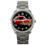 red corvette Sport Metal Watch