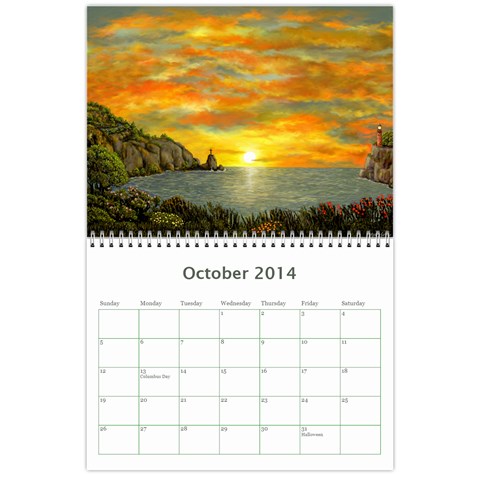Ave Hurley Illustrations  Wall Calendar 11 x 8.5 (12 May 2014