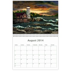 Ave Hurley Illustrations  Wall Calendar 11 x 8.5 (12 Aug 2014