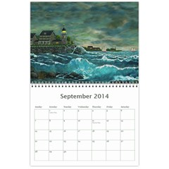 Ave Hurley Illustrations  Wall Calendar 11 x 8.5 (12 Sep 2014