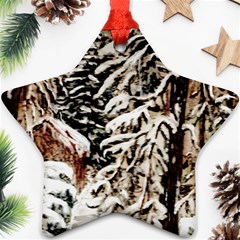 Castle Yard In Winter Star Ornament (Two Sides) from ArtsNow.com Back