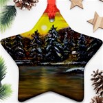 Cabin In The Woods  Ornament (Star)