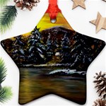 Cabin In The Woods  Star Ornament (Two Sides)