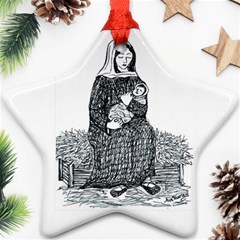 Mary & Jesus Star Ornament (Two Sides) from ArtsNow.com Front