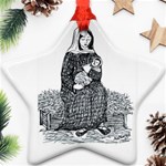 Mary & Jesus Star Ornament (Two Sides)