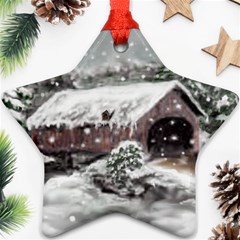 Snowbridge Star Ornament (Two Sides) from ArtsNow.com Back