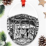 Nativity 1 - Ornament (Oval)