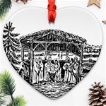 Nativity 1 - Ornament (Heart)