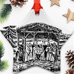 Nativity 1 - Star Ornament (Two Sides)