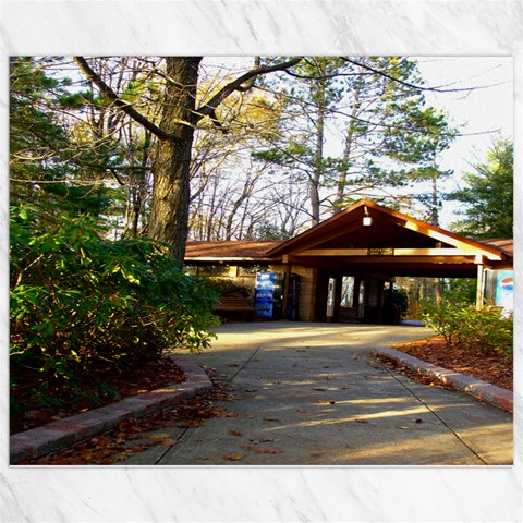 Leonard Harrison State Park Main Bldg  Late Afternoon Canvas 11  x 14  from ArtsNow.com 10.95 x13.48  Canvas - 1