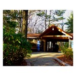  Leonard Harrison State Park Main Bldg  Late Afternoon 8  x 10  Desktop Photo Plaque