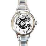 tattoo Round Italian Charm Watch