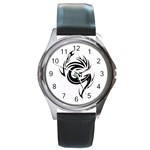 tattoo Round Metal Watch