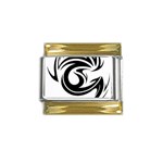 tattoo Gold Trim Italian Charm (9mm)