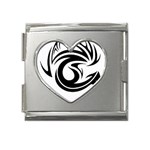 tattoo Mega Link Heart Italian Charm (18mm)