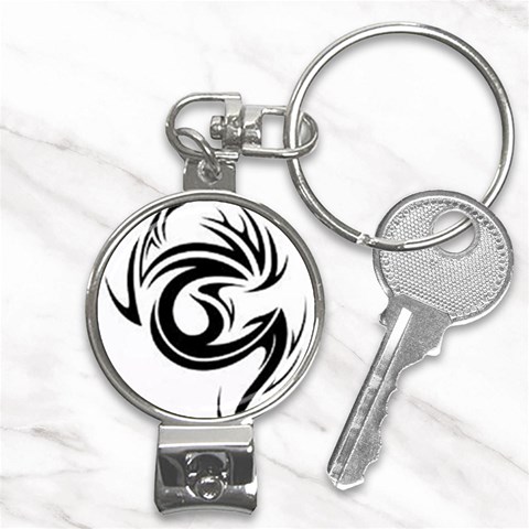 tattoo Nail Clippers Key Chain from ArtsNow.com Front