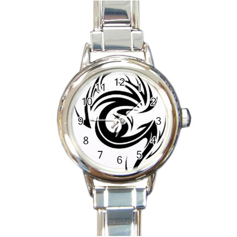 Custom Round Italian Charm Watch from ArtsNow.com Front