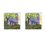 Essex Lighthouse -AveHurley ArtRevu.com- Cufflinks (Square)