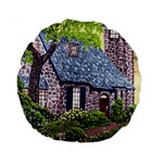 Essex Lighthouse -AveHurley ArtRevu.com- Standard 15  Premium Round Cushion 