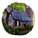 Essex Lighthouse -AveHurley ArtRevu.com- Large 18  Premium Round Cushion 