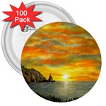 James Hurley Point Lighthouse -AveHurley ArtRevu.com- 3  Button (100 pack)